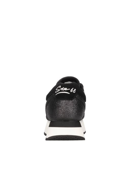 Sneakers modello Z43220 in pelle e tessuto SUN68 | Z43220 11NERO